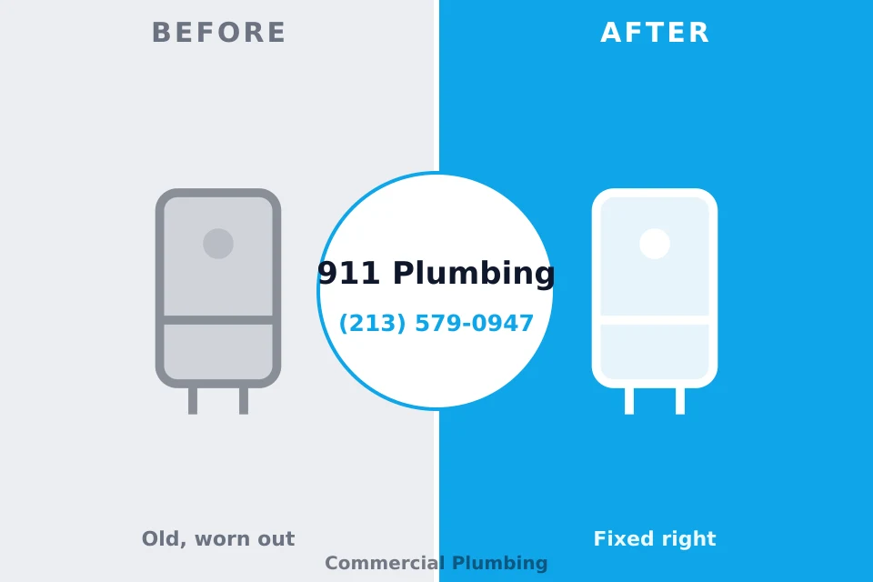Before and after: plumbing repair Breckinridge Center, KY